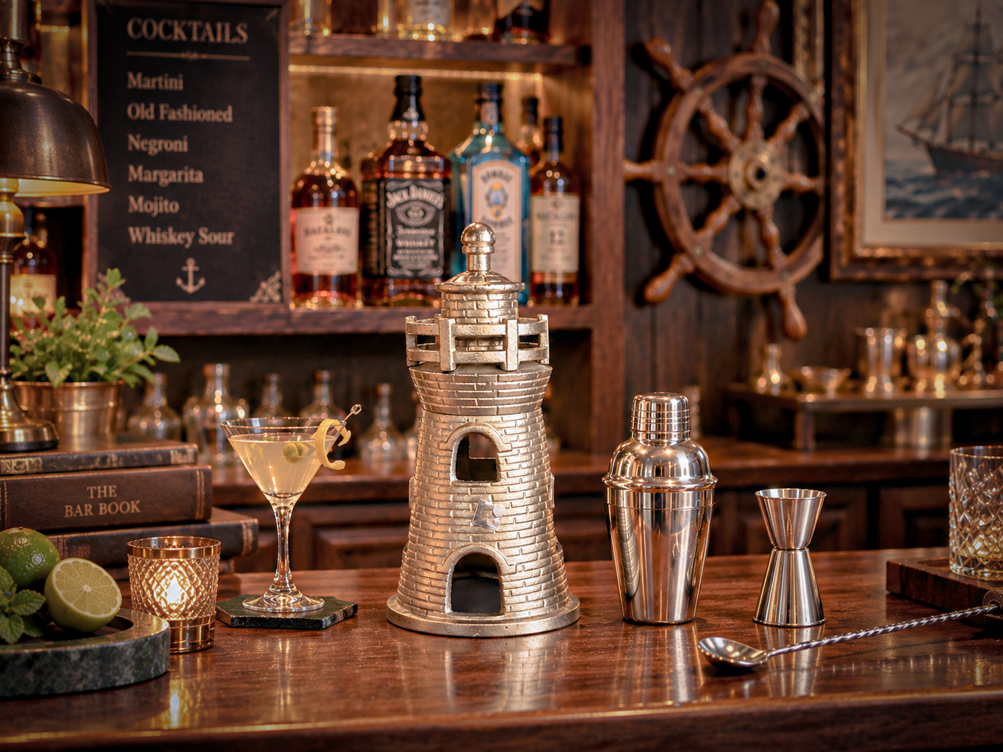 GIÁ ĐỠ BÌNH LẮC COCKTAIL HẢI ĐĂNG TOMMY BAHAMA – ĐỘC LẠ CHO QUẦY BAR