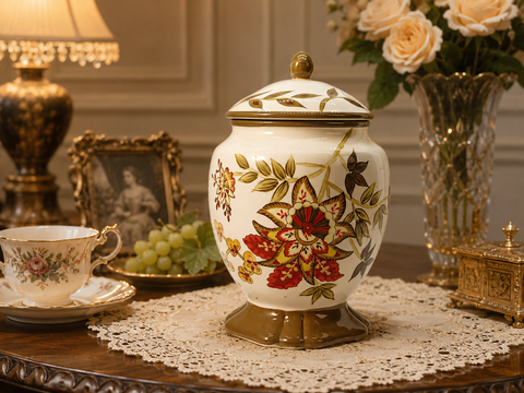  HŨ SÀNH SỨ HOA VĂN – MÃ HÀNG HSS 157 