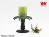 Chân đèn nến trang trí hình cây cọ độc đáo.