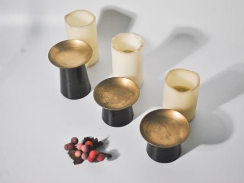  Bộ 3 chân nến cổ điển bằng đồng CNĐG 469 