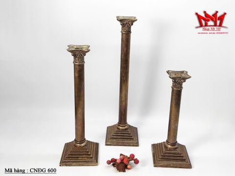  Bộ 3 chân đèn nến mạ bạc GODINGER 