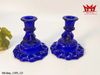 VẺ ĐẸP CỔ ĐIỂN VÀ HUYỀN BÍ – CHÂN NẾN THỦY TINH XANH COBALT