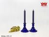 VẺ ĐẸP CỔ ĐIỂN VÀ HUYỀN BÍ – CHÂN NẾN THỦY TINH XANH COBALT