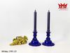 VẺ ĐẸP CỔ ĐIỂN VÀ HUYỀN BÍ – CHÂN NẾN THỦY TINH XANH COBALT
