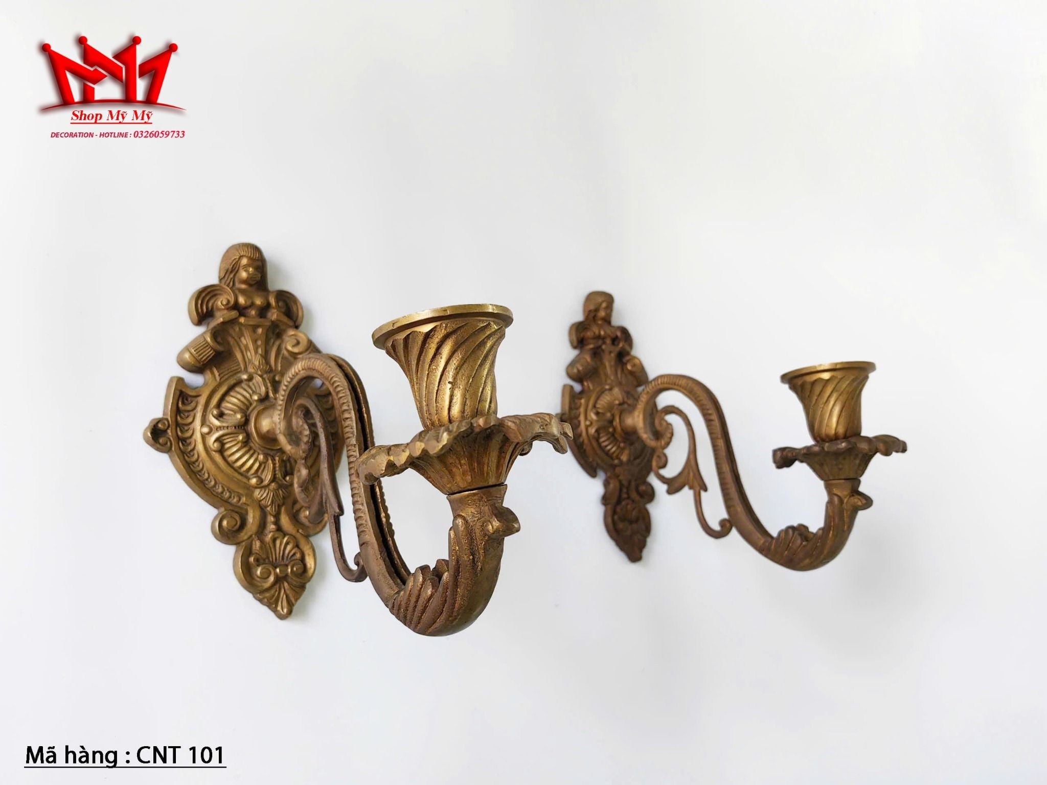Cặp chân nến treo tường ( CNT 101 )