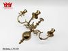 CẶP CHÂN NẾN GẮN TƯỜNG BẰNG ĐỒNG CỔ ĐIỂN (CNT 155)