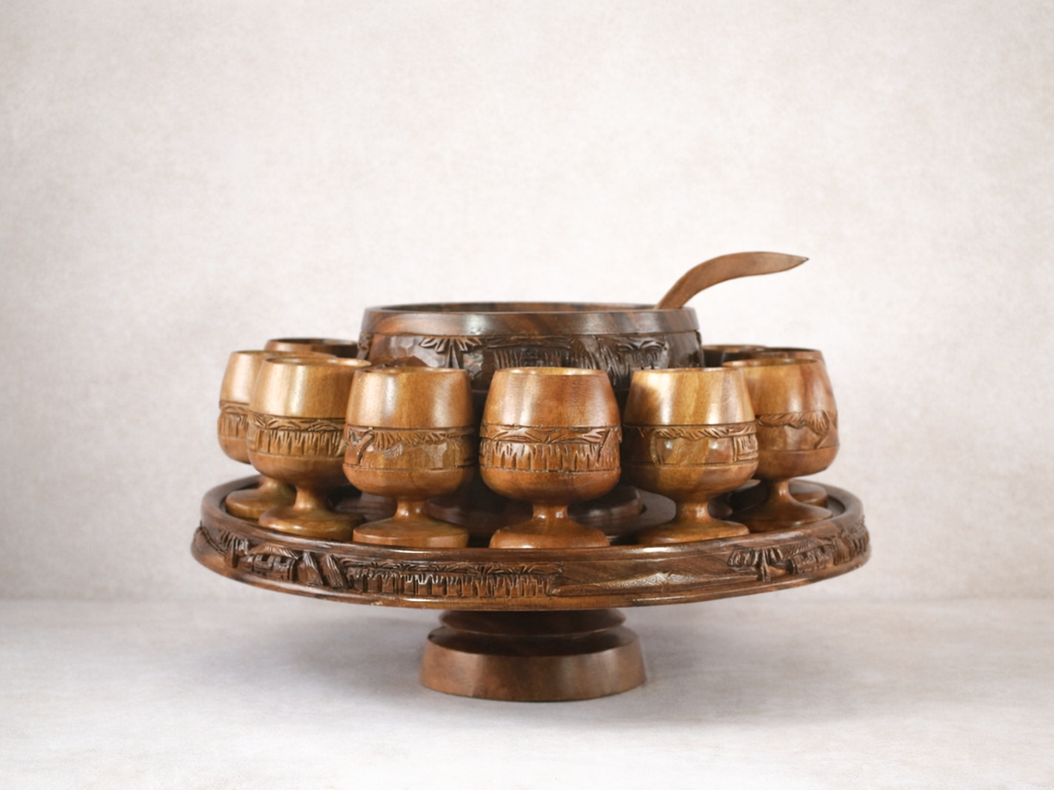 BỘ DỤNG CỤ BÀN ĂN GỖ NGHỆ THUẬT – MÃ G 463