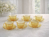 **Bộ 6 Tách Trà Sharon Cabbage Rose Yellow – Tinh Tế Từng Chi Tiết**