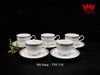 Bộ 5 set tách và đĩa đế Platinum Crown Mikasa China L3428.