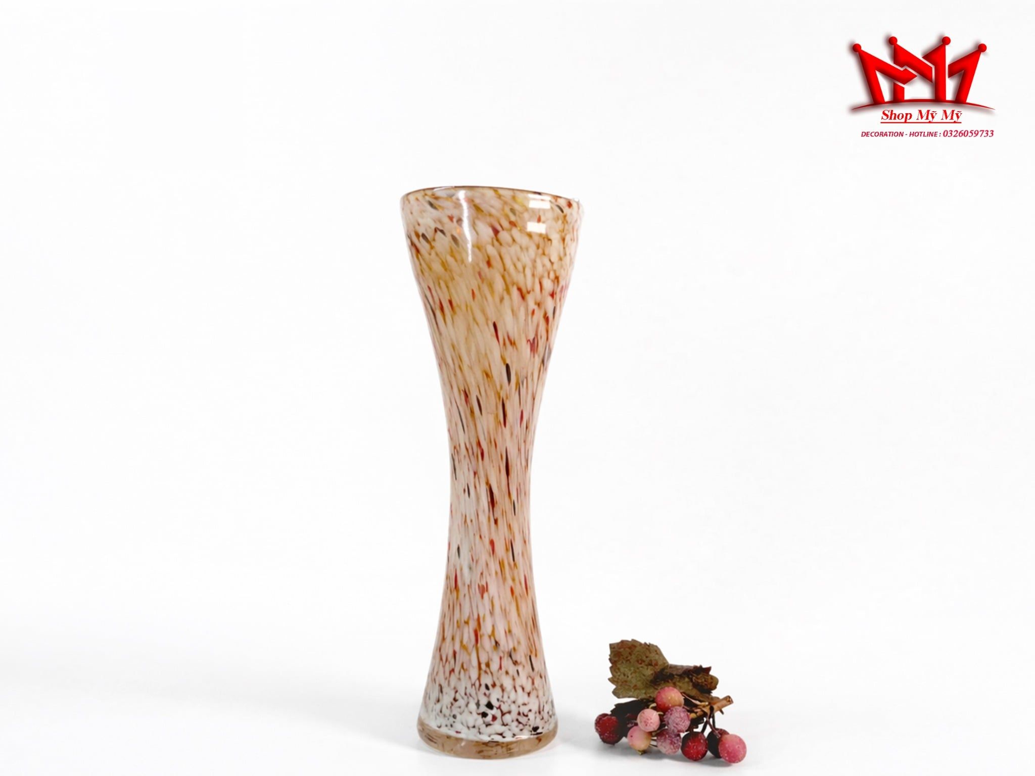 Bình hoa thủy tinh nghệ thuật Murano