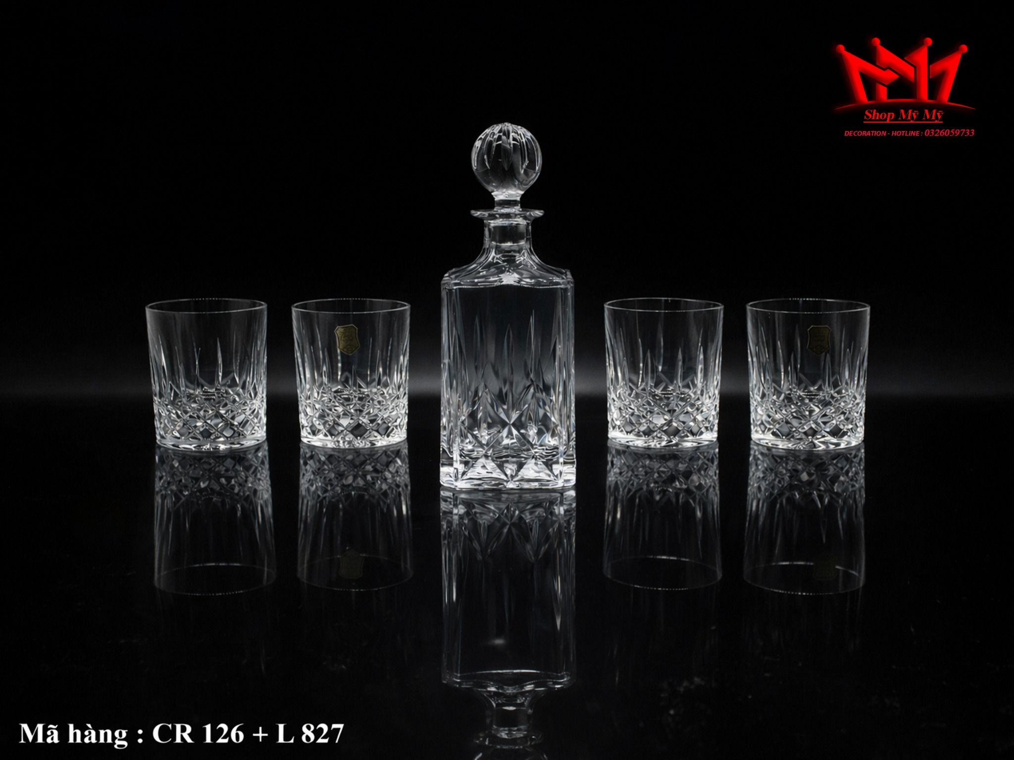 Bộ chai Pha Lê của Ba Lan