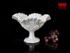 Chân Bồng Thủy Tinh Sữa (Milk Glass) Mỹ  – Nét Thanh Tao Cổ Điển