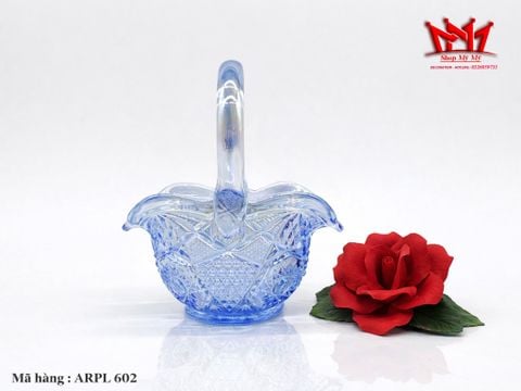  GIỎ THỦY TINH LƯU LY XANH – VẺ ĐẸP CỔ ĐIỂN TỪ MỸ 