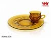 Bộ Snack Set Thủy Tinh Hổ Phách Indiana (Mỹ)