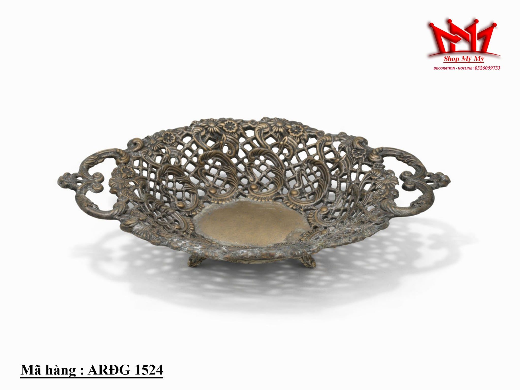 GIỎ ĐỒNG FILIGREE ẤN ĐỘ – NÉT CHẠM KHẮC TINH XẢO CHO BÀN TIỆC