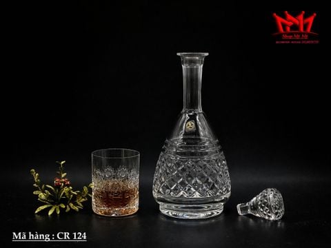  BÌNH DECANTER PHA LÊ – ĐẲNG CẤP THƯỞNG THỨC NGHỆ THUẬT  ( CR 124 ) 
