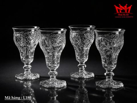 Bộ 4 Ly Thủy Tinh McKee Rock Crystal – một tuyệt tác nghệ thuật đến từ nước Mỹ. 