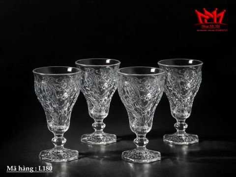  Bộ 4 Ly Thủy Tinh McKee Rock Crystal – một tuyệt tác nghệ thuật đến từ nước Mỹ. 