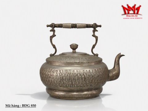  ẤM ĐỒNG KIỂU CỔ TRUNG ĐÔNG VINTAGE – KIỆT TÁC CHẠM KHẮC HUYỀN BÍ VÀ SANG TRỌNG 