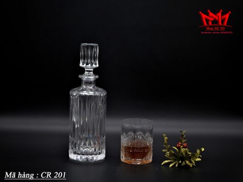  BÌNH PHA LÊ CẮT HOA VĂN – MÃ HÀNG CR 201 