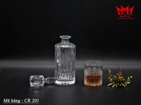  BÌNH PHA LÊ CẮT HOA VĂN – MÃ HÀNG CR 201 