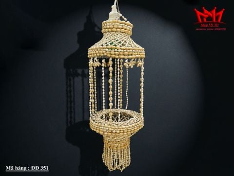  ĐÈN CHÙM VỎ SÒ HANDMADE ĐĐ 351 – TINH HOA TỪ ĐẠI DƯƠNG HAWAI 