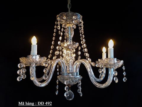  Đèn chùm pha lê cổ điển, hàng sưu tầm đồ xưa 
