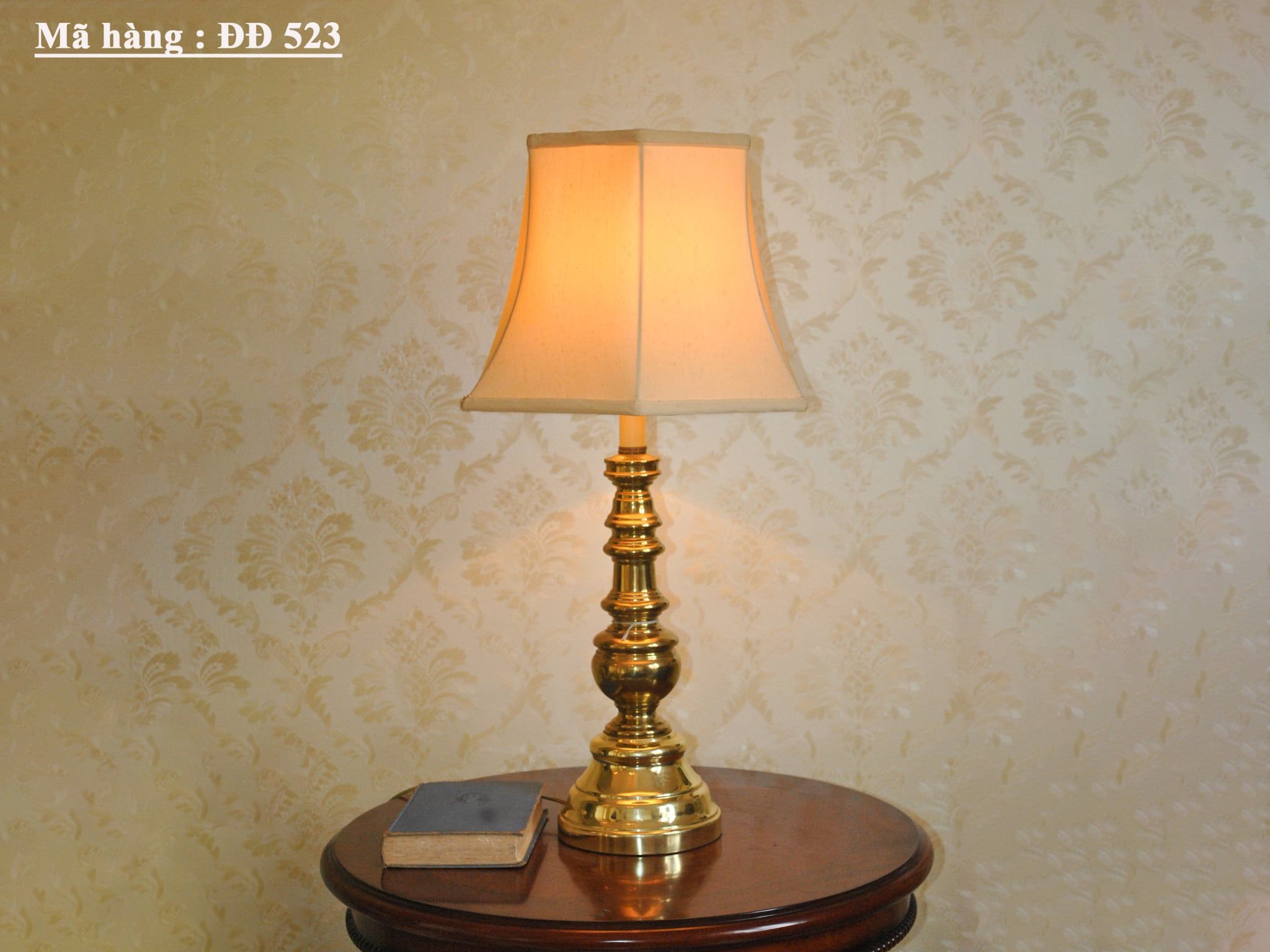 Đèn ngủ để bàn bằng đồng ( ĐĐ 523)