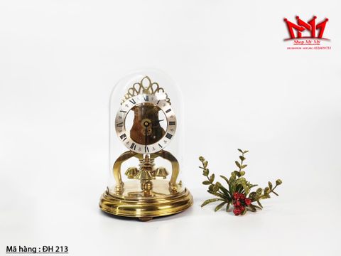  Đồng hồ úp ly lên dây để bàn bằng đồng của Đức 