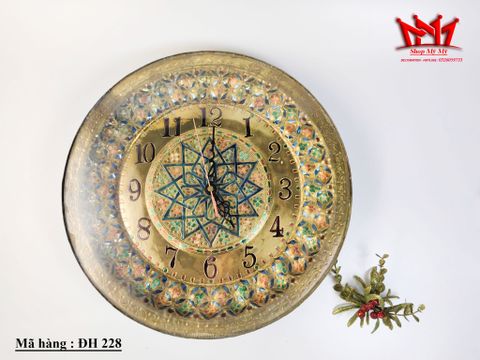  Đồng hồ treo tường bằng đồng phong cách cổ điển Ả Rập 