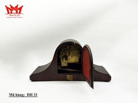  Đồng hồ để bàn lên dây 3 lỗ 5 gông có quả lắc của Đức 