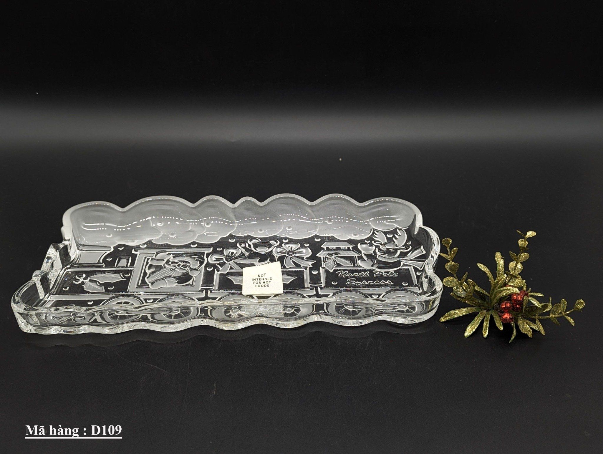 DĨA PHA LÊ CHỦ ĐỀ TÀU GIÁNG SINH TỪ THƯƠNG HIỆU GORHAM