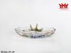 SANG TRỌNG & TIỆN DỤNG – KHAY MỨT / ĐĨA CHIA NGĂN THỦY TINH NGHỆ THUẬT HOA QUẢ