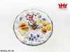 SANG TRỌNG & TIỆN DỤNG – KHAY MỨT / ĐĨA CHIA NGĂN THỦY TINH NGHỆ THUẬT HOA QUẢ
