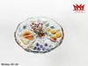 SANG TRỌNG & TIỆN DỤNG – KHAY MỨT / ĐĨA CHIA NGĂN THỦY TINH NGHỆ THUẬT HOA QUẢ