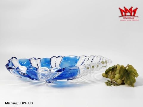  ĐĨA THỦY TINH TRANG TRÍ HÌNH VỎ XÒ 
