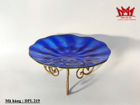  ĐĨA TRÁI CÂY THỦY TINH NGHỆ THUẬT (DPL 219) 