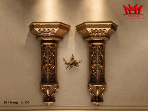  CẶP ĐÔN ĐÈN TREO TƯỜNG CLASSIC ĐƯỢC LÀM BẰNG COMPOSITE 