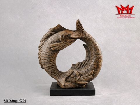  TƯỢNG ĐÔI CÁ CHÉP SONG NGƯ - BIỂU TƯỢNG CỦA TÀI LỘC VÀ THỊNH VƯỢN 