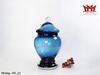Hủ Thủy Tinh Trang Trí Có Nắp Màu Xanh HPL 251