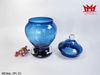 Hủ Thủy Tinh Trang Trí Có Nắp Màu Xanh HPL 251