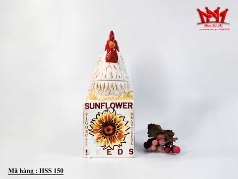  Hủ đựng bánh quy cổ điển hình con gà được sản xuất những năm 1990-1999. 