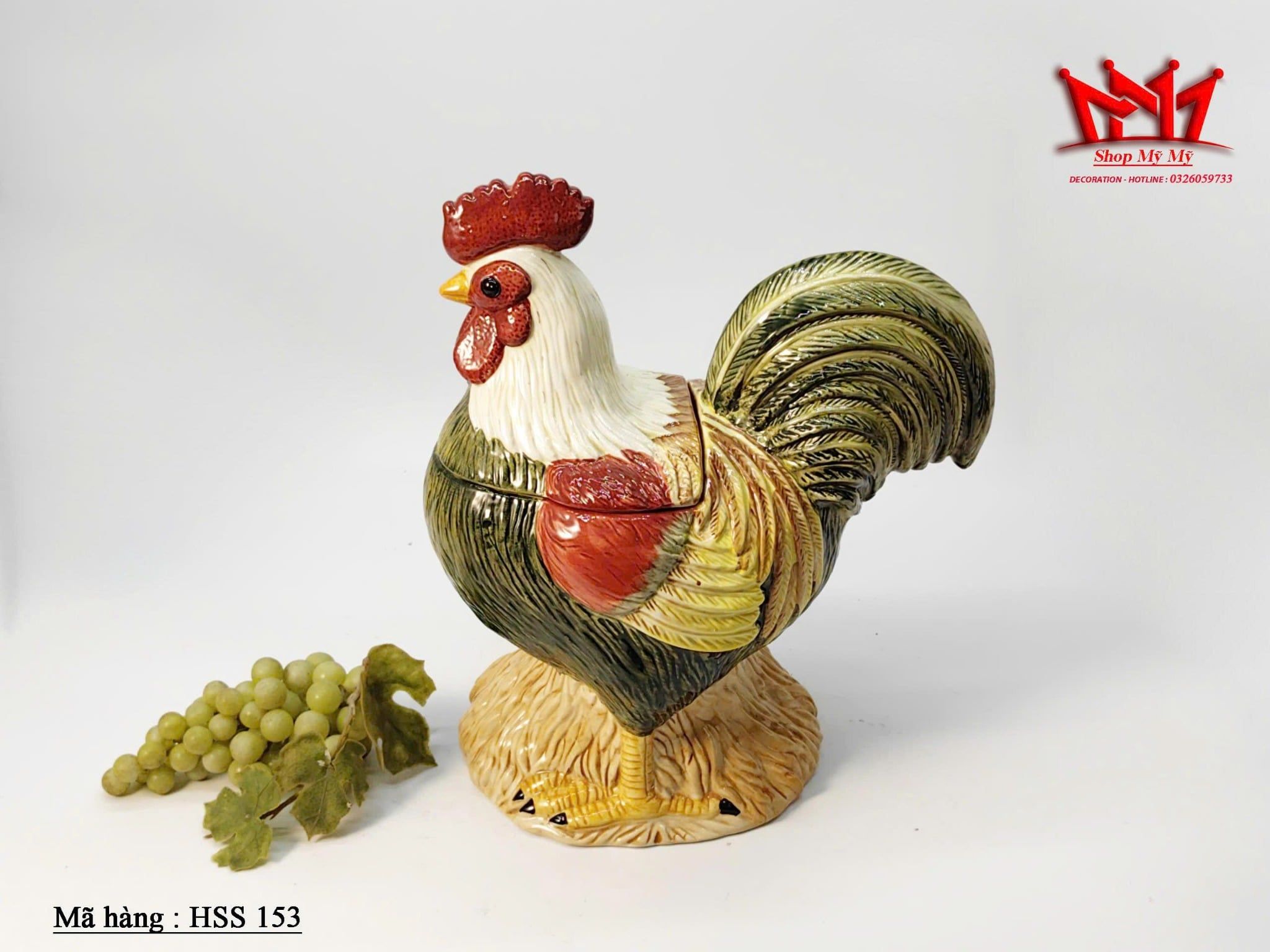 HỦ TƯỢNG GÀ SÀNH SỨ  – MÃ HÀNG HSS 153
