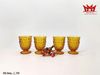 Bộ 5 ly thủy tinh màu hổ phách (L 768)