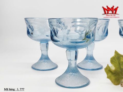  Bộ 6 Ly Thủy Tinh Nghệ Thuật L 777 – Sắc Xanh Ngọc Trong Trẻo & Kiêu Kỳ 