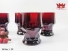 Bộ 14 Ly Thủy Tinh Nghệ Thuật L 786 – Sắc Đỏ Ruby Quyền Quý & Sang Trọng