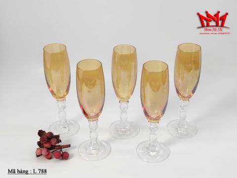  Bộ 5 ly cao màu hổ phách ( L788 ) 