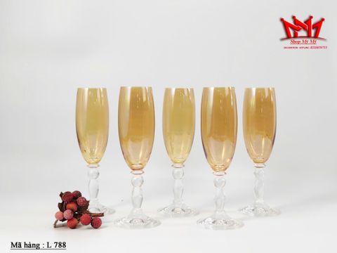  Bộ 5 ly cao màu hổ phách ( L788 ) 