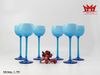 Bộ 6 ly vang thủy tinh xanh cao cấp (L 799)