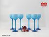 Bộ 6 ly vang thủy tinh xanh cao cấp (L 799)
